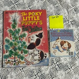 Golden Book The Poky Little Puppy's First Christmas and Wonderful Winter Day
